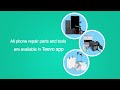 Teevo is an online shop app for mobile phone repair parts, repair tools, tempered glass, charger etc