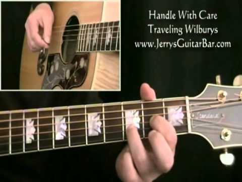 How To Play The Traveling Wilburys Handle With Care (intro only)