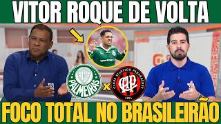SEXTA AGITADA NO VERDÃO! VITOR ROQUE DE VOLTA! FOCO TOTAL NO BRASILEIRÃO! NOTICIAS DO PALMEIRAS HOJE