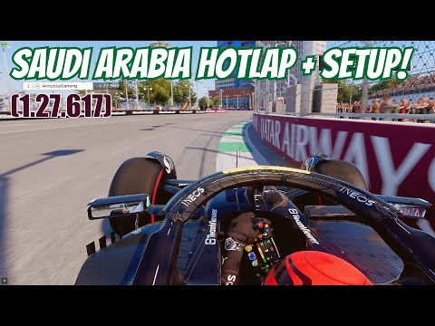 Saudi Arabia Hotlap + Setup (1.27.617) F1 23 Gameplay