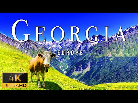 FLYING OVER GEORGIA (4K UHD) - Relaxing Music With Stunning Beautiful Nature (4K Video Ultra HD)