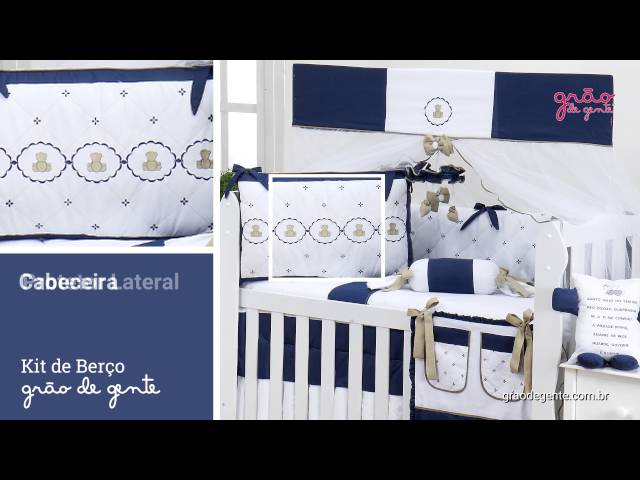 Kit Berço Elegance Teddy Marinho | Ref: 59035