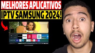 Revelei os Melhores Aplicativos de Iptv Para TV Samsung em 2025! OS Melhores Apps Smart TV Samsung!