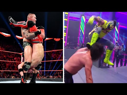 10 Minutes of WWE Wrestlers Stealing Finishers