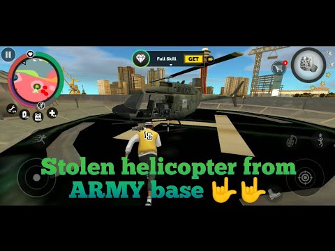 Stolen helicopter from ARMY base in Vegas crime simulator