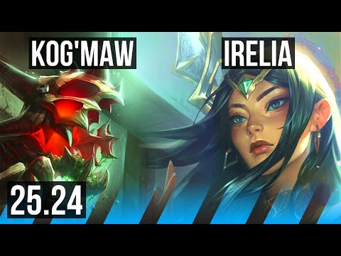 KOG'MAW vs IRELIA (MID) | EUW Master | 25.24