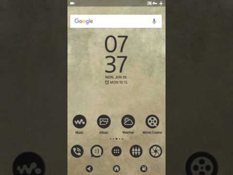 shadowy | Xperia™ Theme + icon Video