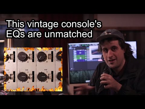 The sound of the EQs on a rare vintage Sphere console