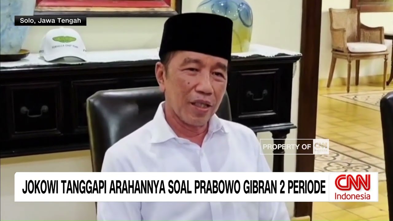 Jokowi Tanggapi Arahannya Soal Prabowo-Gibran 2 Periode