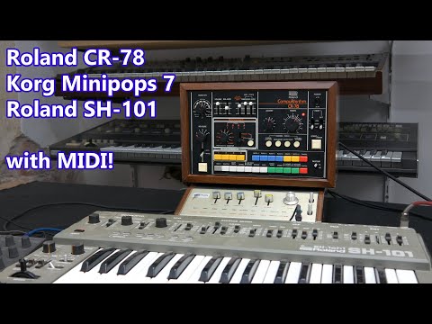 Tubbutec Session #01 - Korg Minipops 7, Roland CR-78 and Roland SH-101