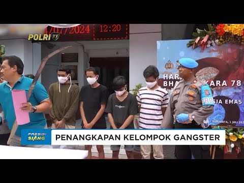 POLSEK TAMBAKSARI AMANKAN 9 ANGGOTA KELOMPOK PEMUDA