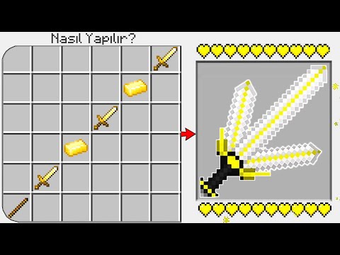 1000$ SÜPER UZUN TEHLİKELİ KILIÇ NASIL YAPILIR 😱 - Minecraft