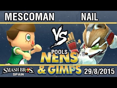 Nens&Gimps - Mescoman (Aldeano) VS Nail (Fox) SSB4 Pools