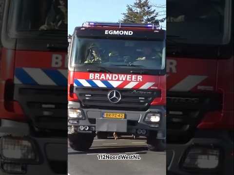 Brandweer Egmond TS 10-4242 met spoed naar een Bosbrand #brandweer #einsatz #emergency #firebrigade