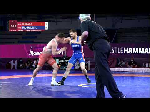 GOLD GR - 60 kg: A. FERGAT (ALG) v. H. MAHMOUD (EGY)