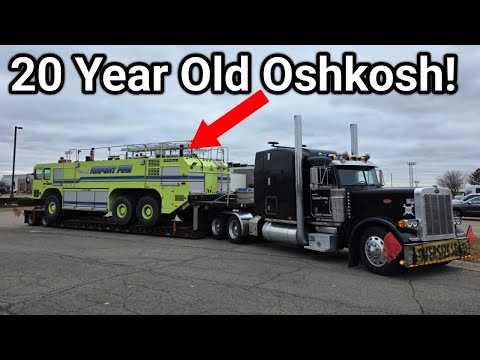 We're Back Hauling Oshkosh Striker Fire Trucks