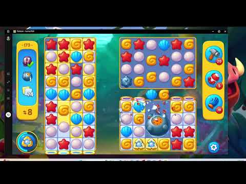 Fishdom Level 173 | Farm Aquarium |  Audio Talkthrough | F2P Tips & Strategy Guide