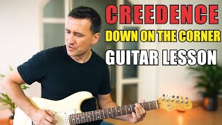 How To Play DOWN ON THE CORNER by CREEDENCE CLEARWATER REVIVAL