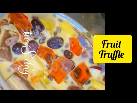 Fruit Truffle by Najmas Kitchen And Tips - Quick & Easy - Dessert Recipe #fruittriflerecipe #dessert