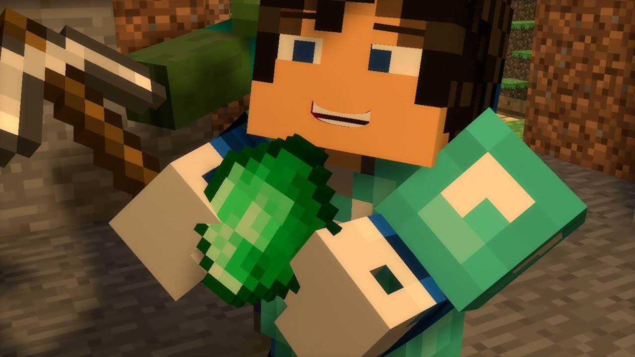 ♬ "EMERALDS" - MINECRAFT PARODY OF "RUDE" BY MAGIC- TOP MINECRAFT SONG ♬