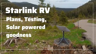 I take Starlink RV for a ride, solar generator, testing in a bowl.