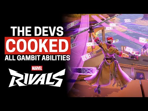 Marvel Rivals Gambit Is Actually INSANE – All Abilities!