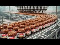 How Nutella Is Made In Factory? Bulk Production Of Chocolate Spread Using Advanced Machines