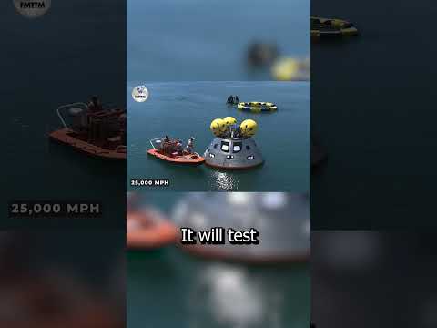 Watch Orion Crew Capsule's High-Speed Reentry Test: Will Heat Shield Survive?