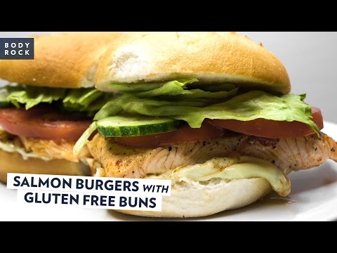 Фитнес BodyRock Salmon Burgers With Gluten-Free Buns