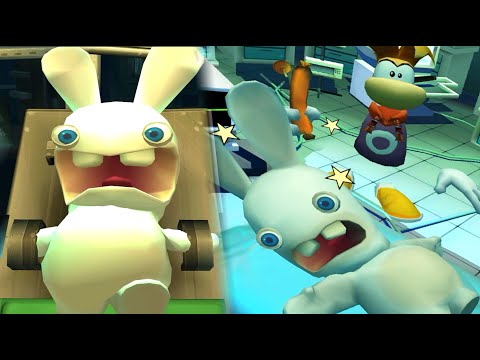 Rayman Raving Rabbids 2 All MiniGames (Wii)