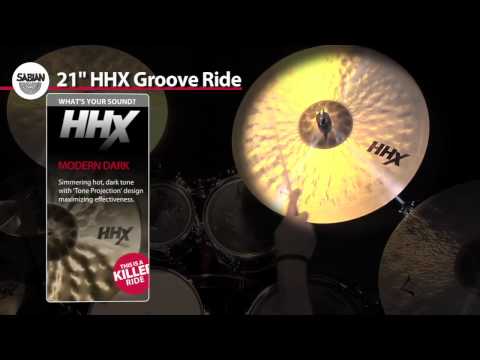 Sabian 21'' HHX Groove Ride- Cymbal Product Demo