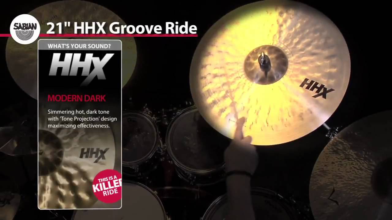 Sabian Hhx 21" Groove Ride Brilliant (12189XB)