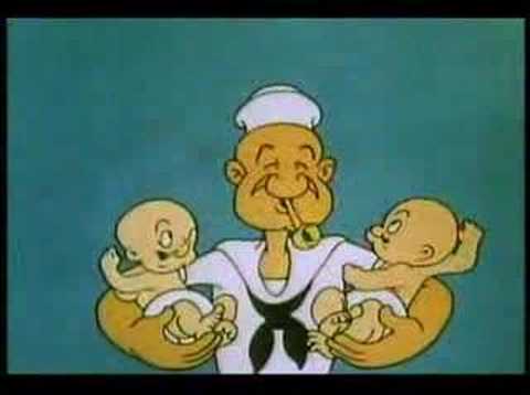 Popeye the Sailor in Bride and Gloom