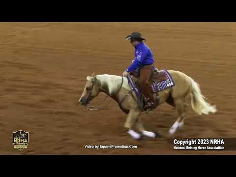 Custom Dreams Shown by Casey Deary - 2023 NRHA Futurity Finals