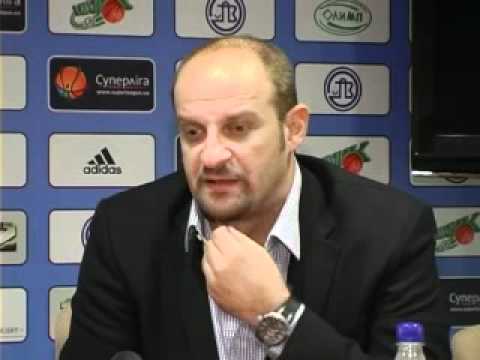 BC "Khimik" - BC "Budivelnik" press conference 24.10.2011