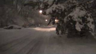 preview picture of video 'PA Bucks County Winter Blizzard February 10, 2010 Night'
