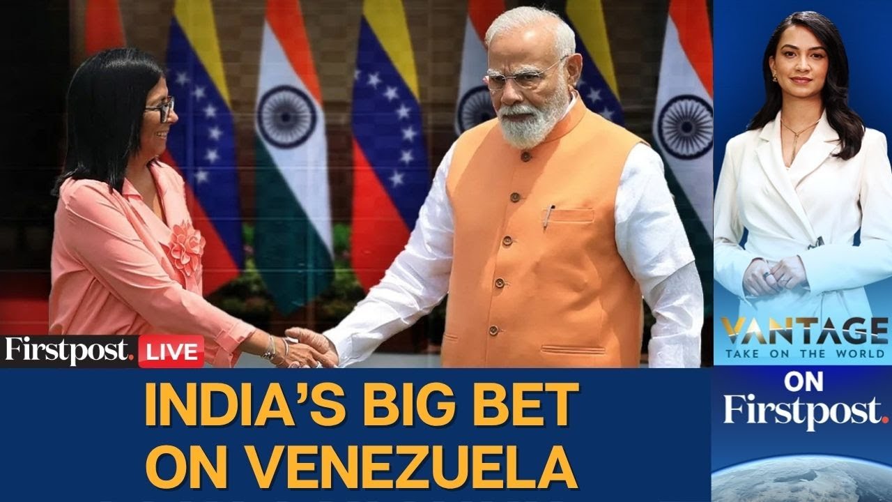 LIVE | Oil, Minerals and Devotion: Why Venezuela's Delcy Rodriguez is in India |Vantage on Firstpost