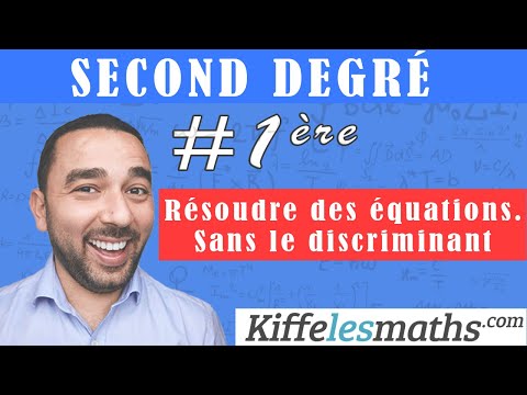 Équations du second degré particulières. Sans le discriminant.