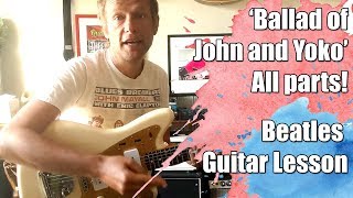 Download lagu Ballad of John and Yoko Beatles Guitar Lesson mp3