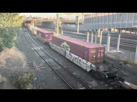 Pacific National NR109 NR46 3MA5 train West Footscray Station