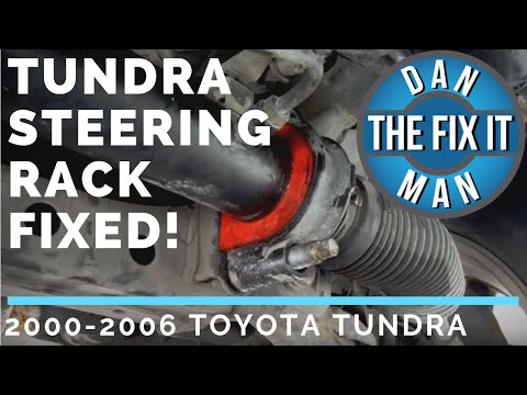2000-2006 TUNDRA STEERING RACK BUSHING REPLACEMENT - SLOPPY UNRESPONSIVE STEERING FIXED! - EASY DIY!
