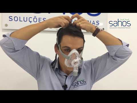 Colocando Mascara Oronasal F5