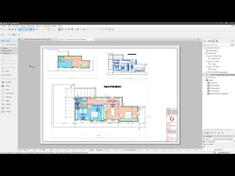 ARCHICAD - Lezione 24 - Ristrutturazione, Fasi Progetto, Ante, Inter, Post Operam, Tavole, Cartiglio