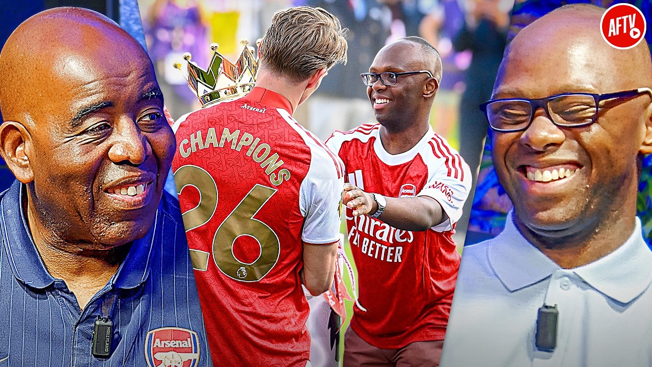 The Man Who Presented Arsenal With The Premier League Trophy!
