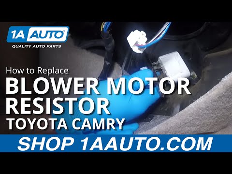 How to Replace Blower Motor Resistor 97-01 Toyota Camry