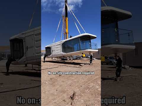 VESSEL Space Capsule-E7, a mobile house that does not occupy land #vessel #prefabhouse #spacecapsule