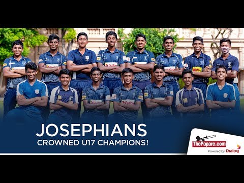St.Joseph's crowned U17 Cricket Champs!