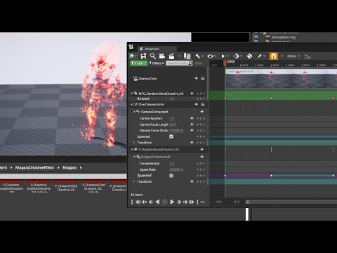 UE4 Use Niagara Effect in Sequencer - Tutorial