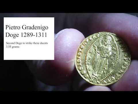 1289-1311 AD Gold ducat of Pietro Gradenigo, Doge of Venice
