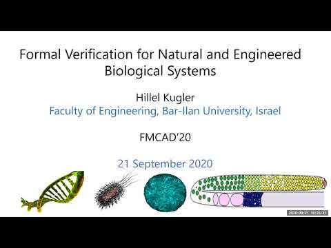 Tutorial on Formal Verification for Natural and Engineered Biological Systems by Hillel Kugler